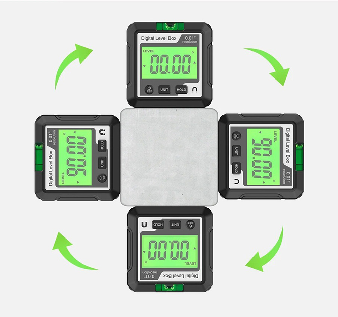 Угломер цифровой Digital Level Box электронный магнитный инклинометр (2567900239) - фото 7 Угломер цифровой Digital Level Box электронный магнитный инклинометр (2567900239) - фото 7