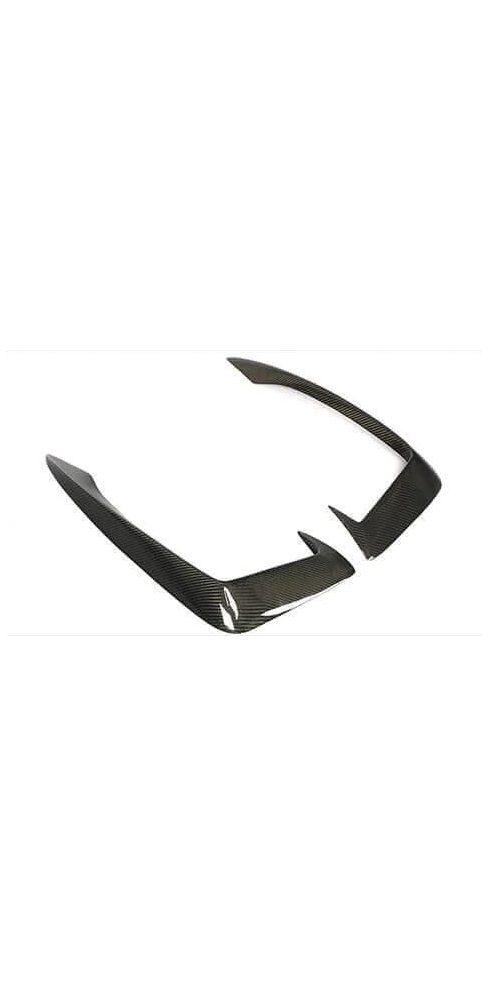 Накладки на противотуманные фары V2 для S-Line SD 2015-2019 DDCarbon для Audi A4 B9 2015-2024 гг. карбон (132803)