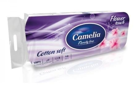 Туалетная бумага CAMELIA Магнолия 3-слойная 10 шт. (2644977450)