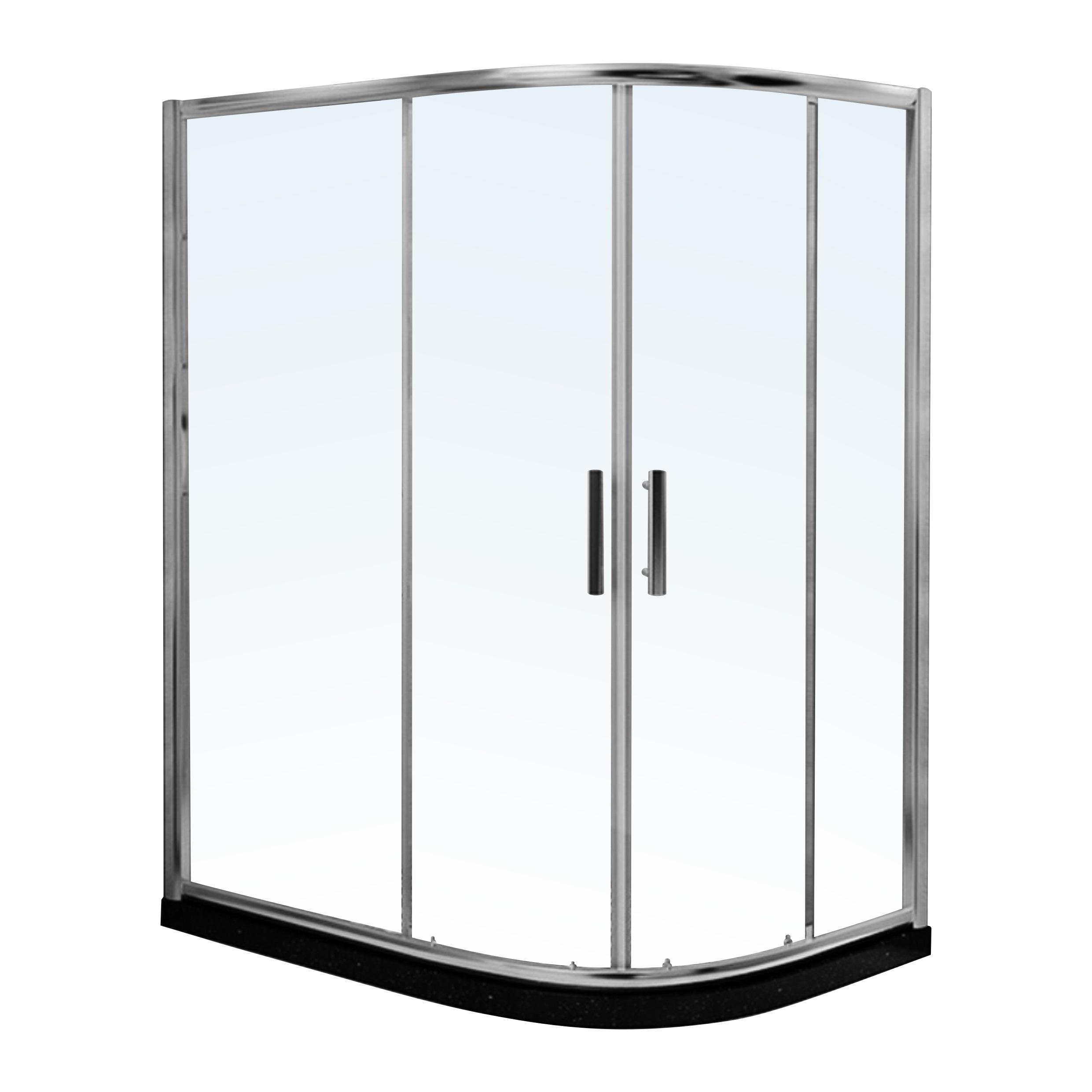 Душевая кабина RJ K9177-FBM-1002 left 110x80x190 см профиль Хром (258227)