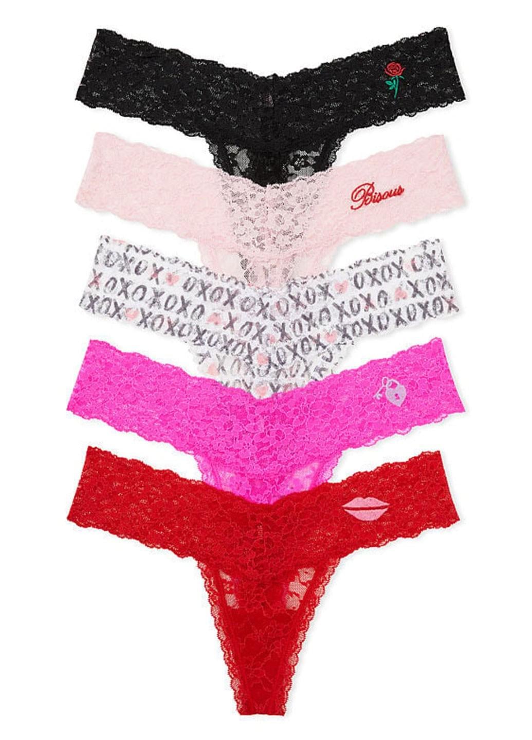 Набор женских трусов Victoria's Secret 1440000529309SJ2L L 5 шт. Разноцветный (69099529) Набор женских трусов Victoria's Secret 1440000529309SJ2L L 5 шт. Разноцветный (69099529)