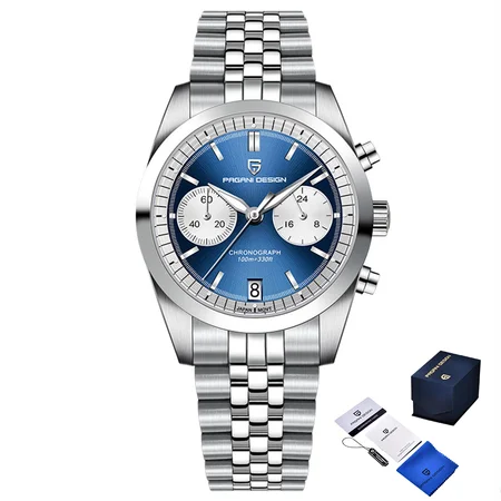 Наручные часы Pagani Design PD-1775 Silver-Blue (1884)