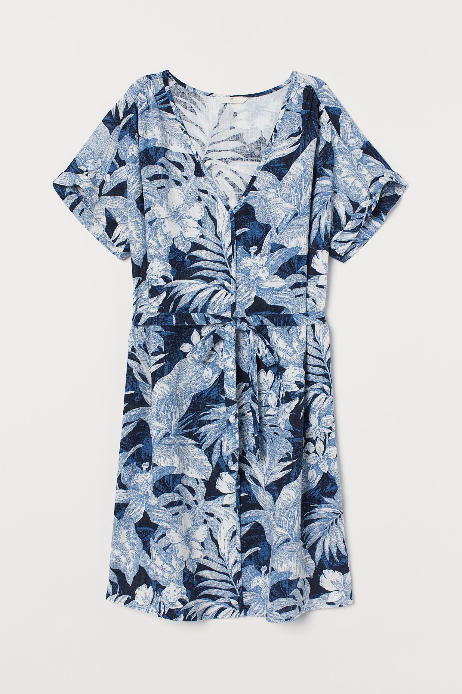 Сукня H&M Квіти XS Біло-синій (XXS15058688792) Сукня H&M Квіти XS Біло-синій (XXS15058688792)