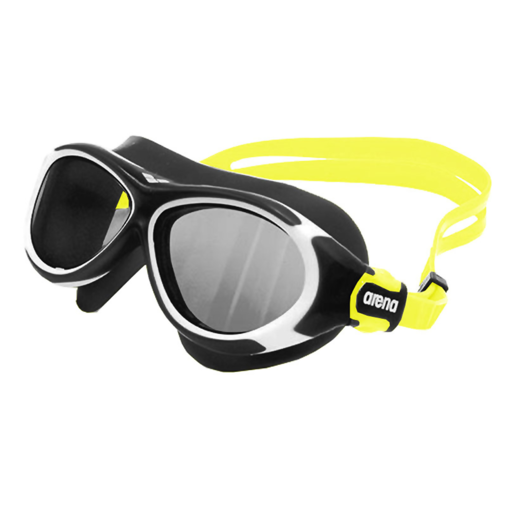 Очки-полумаска Arena для плавания детские Черно-желтый
