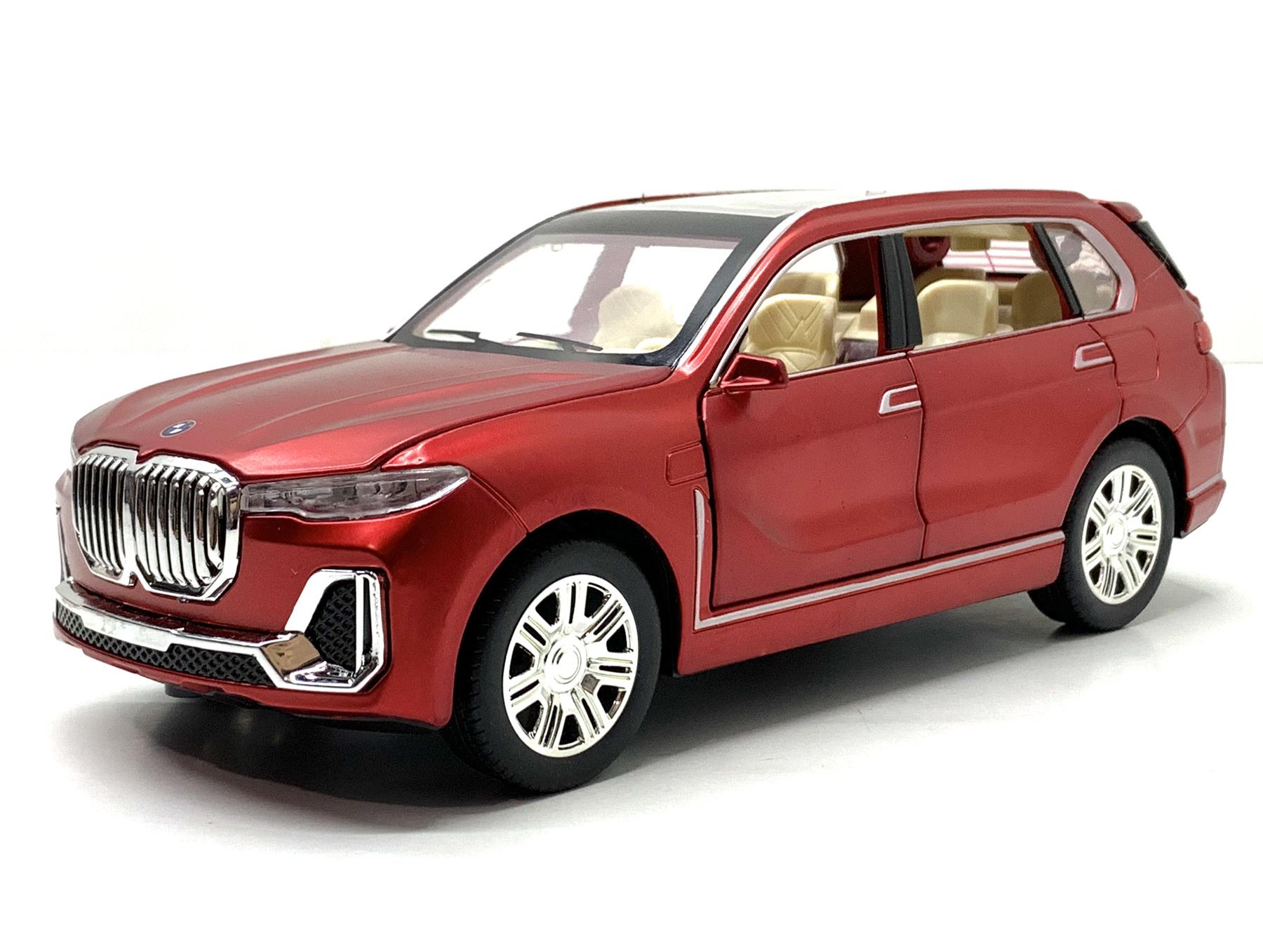 Машинка TK Union Group BMW X7 1:24 звук/свет/инерция/подвижные элементы Красный (GT-05545) Машинка TK Union Group BMW X7 1:24 звук/свет/инерция/подвижные элементы Красный (GT-05545)