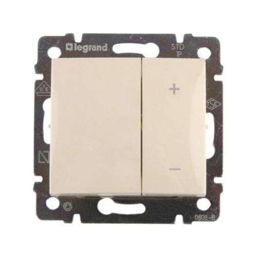 Светорегулятор одноклавишный Legrand Valena кнопочный 600 Вт Слоновая кость (774174)