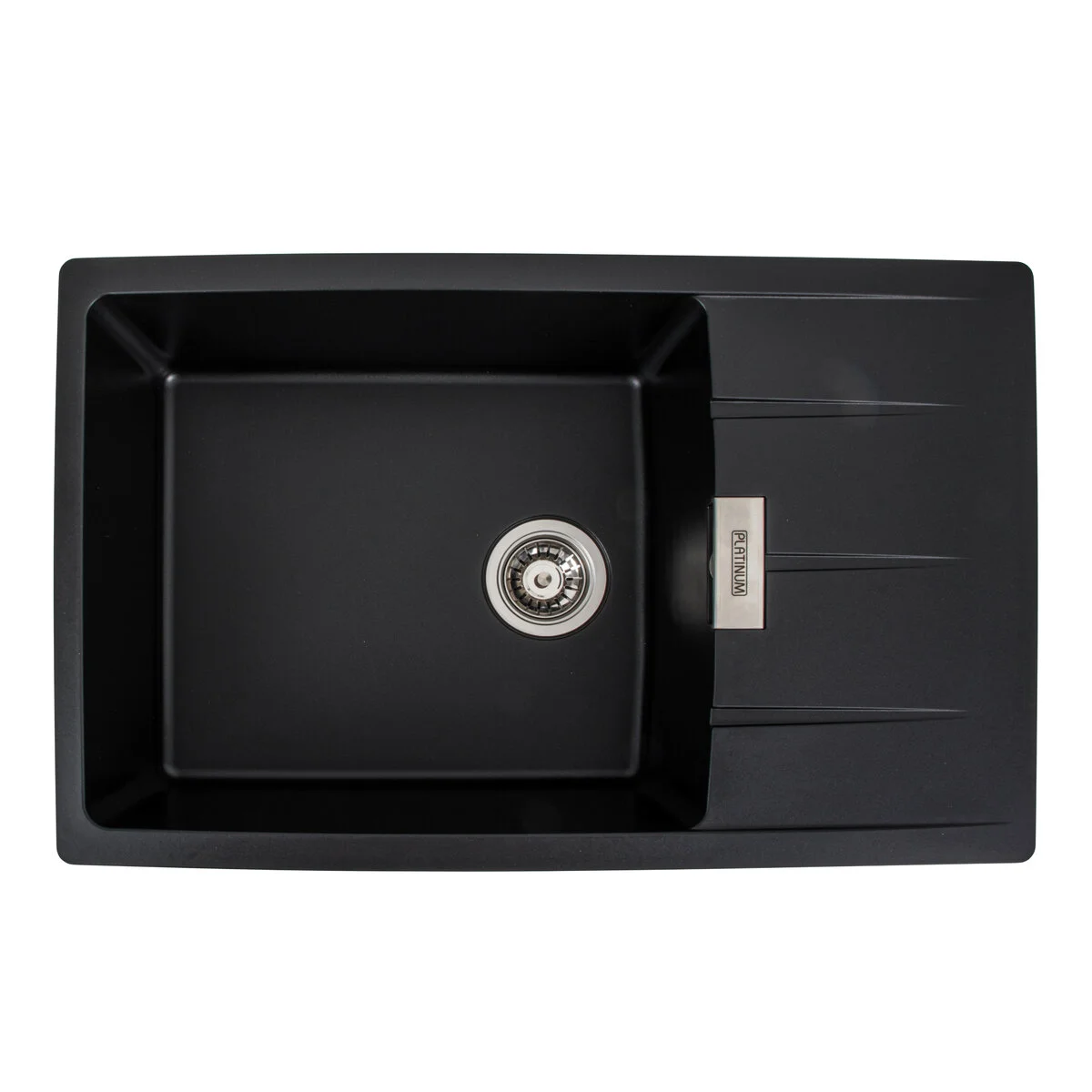 Мойка для кухни гранитная Platinum 7749 Roma Черный матовый (SP000038109) Мойка для кухни гранитная Platinum 7749 Roma Черный матовый (SP000038109)