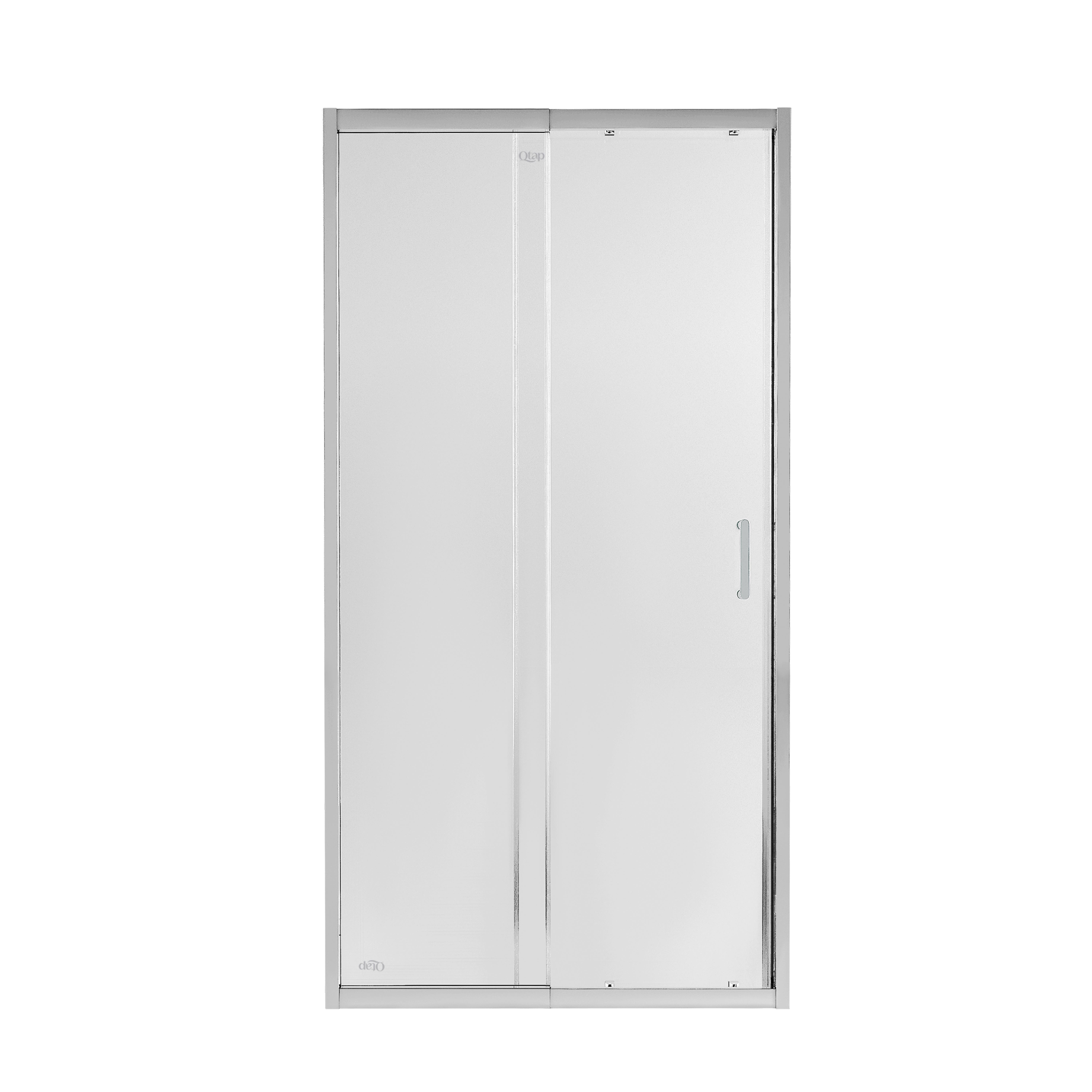 Душевые двери в нишу Qtap Taurus CRM209-1.C6 90-100x185 см/стекло Clear 6 мм/покрытие CalcLess (00045295)