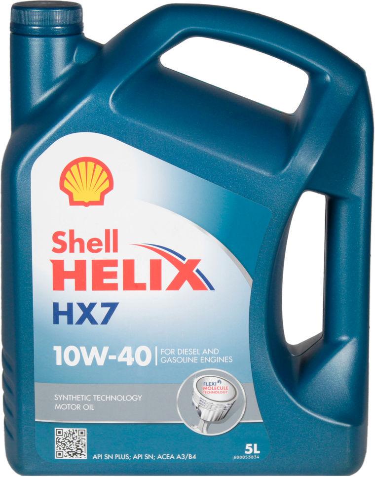 Моторное масло Shell Helix 10W-40 HX7 5 л (1401074)