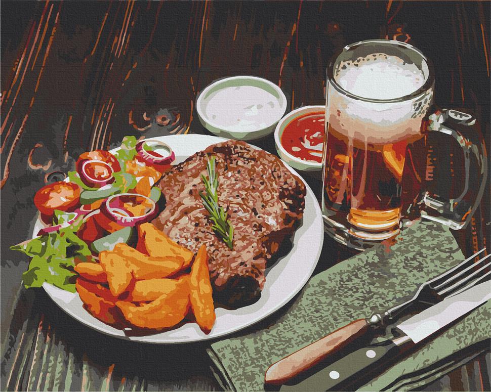 Картина по номерам Art Craft Холостяцкий ужин 40х50 см (12016-AC)