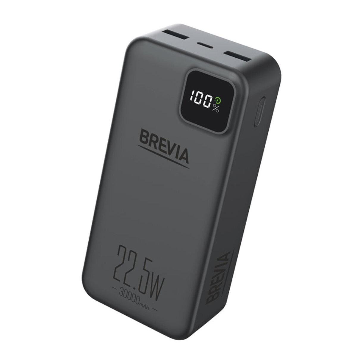 Повербанк Brevia 30000 mAh/22,5 W/Li-Pol LCD