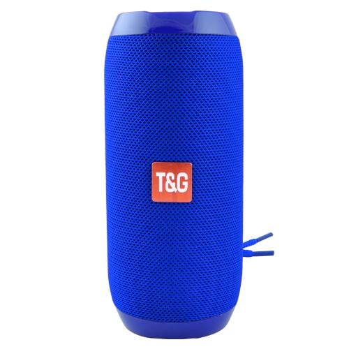 Беспроводная влагозащищенная bluetooth колонка с громкой связью TG117 Синяя
