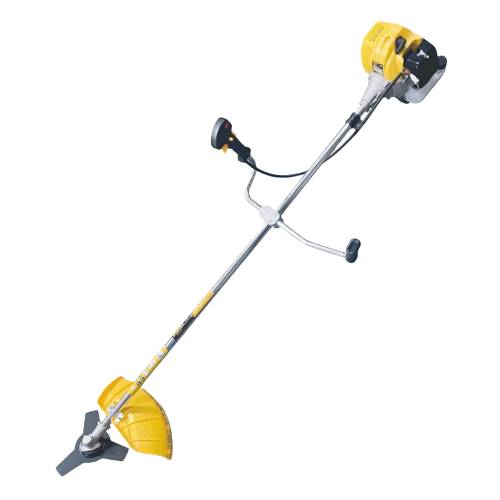 Триммер бензиновый жесткий усиленный вал U-ручка катушка/2 ножа/ремень 3,6кВт 52 см³