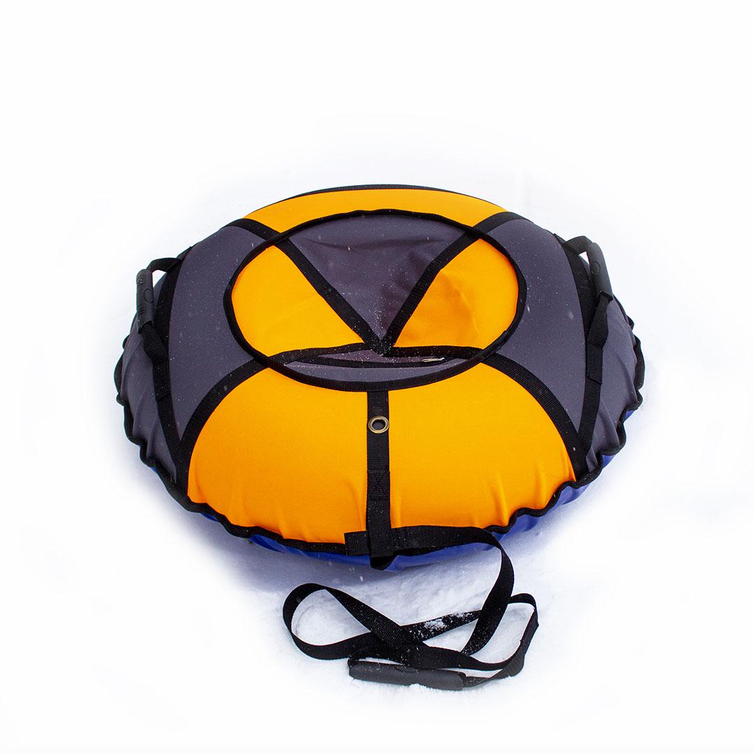 Надувные санки-ватрушка Kospa 100 см Желтый/Серый (057) Надувные санки-ватрушка Kospa 100 см Желтый/Серый (057)