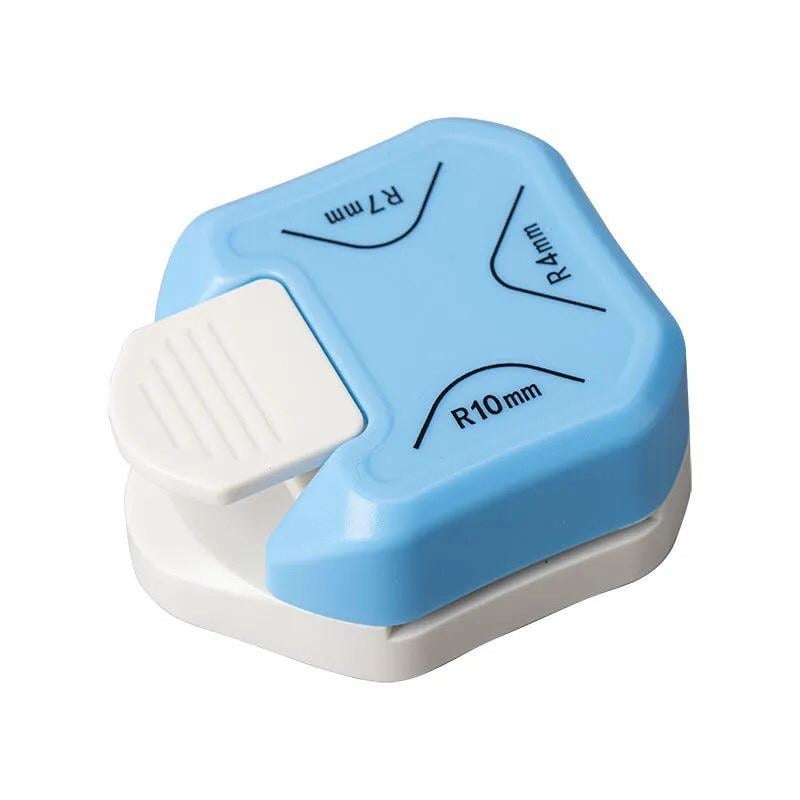 Діркопробивач кутів R4/R7/R10 3 радіуси 4/7/10 мм Blue (137904)