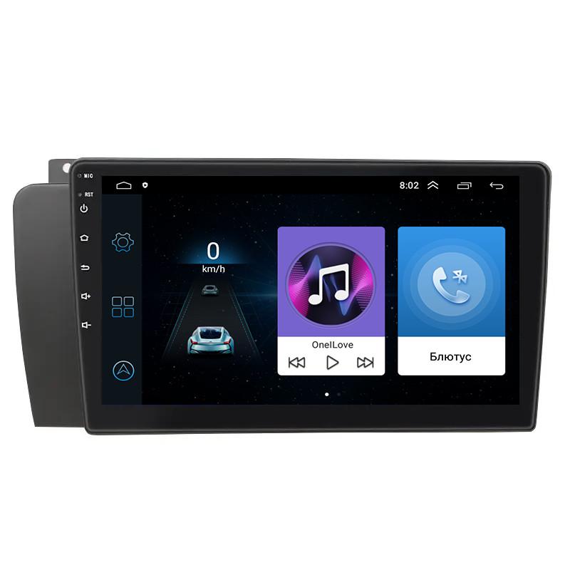 Автомагнитола штатная Lesko для Volvo S60 I Рестайлинг 2004-2009 экран 9" 1/16 Gb Wi-Fi GPS Base