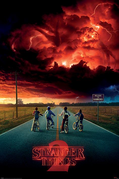 Постер плакат Очень Странные Дела Ловец Разума/Stranger Things Mind Flayer 61x91,5 см