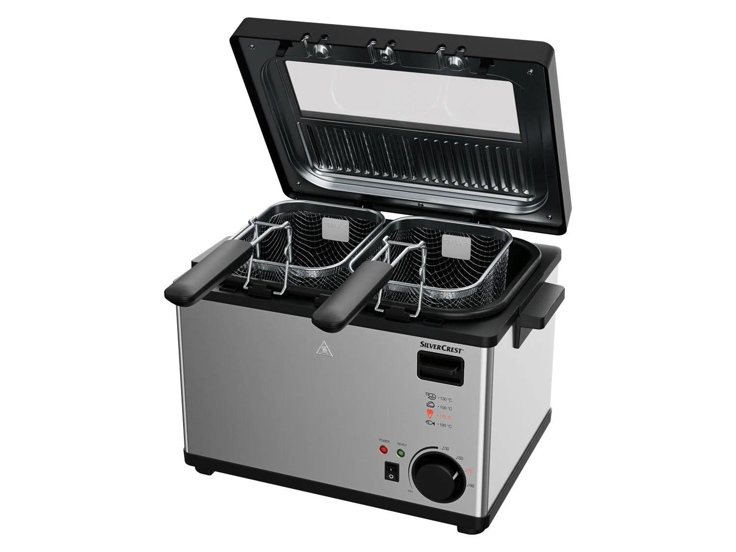 Фритюрниця Silver Crest EDS SEF3 2000 C4 з 3 кошиками (70236454) Фритюрниця Silver Crest EDS SEF3 2000 C4 з 3 кошиками (70236454)