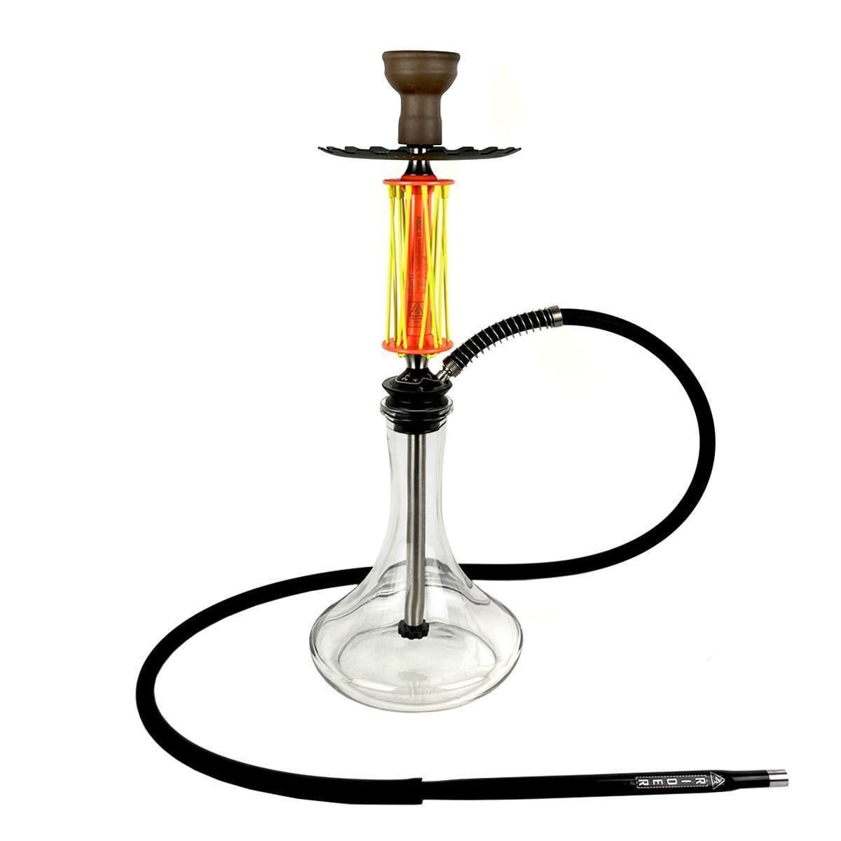 Кальян Hookah Trumpet Rider W 40 Yellow Orange колба Craft Clear