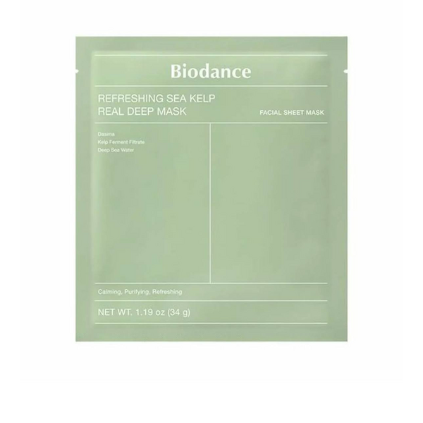 Маска с коллагеном Biodance Refreshing Sea Kelp Real Deep Mask гидрогелевая Маска с коллагеном Biodance Refreshing Sea Kelp Real Deep Mask гидрогелевая