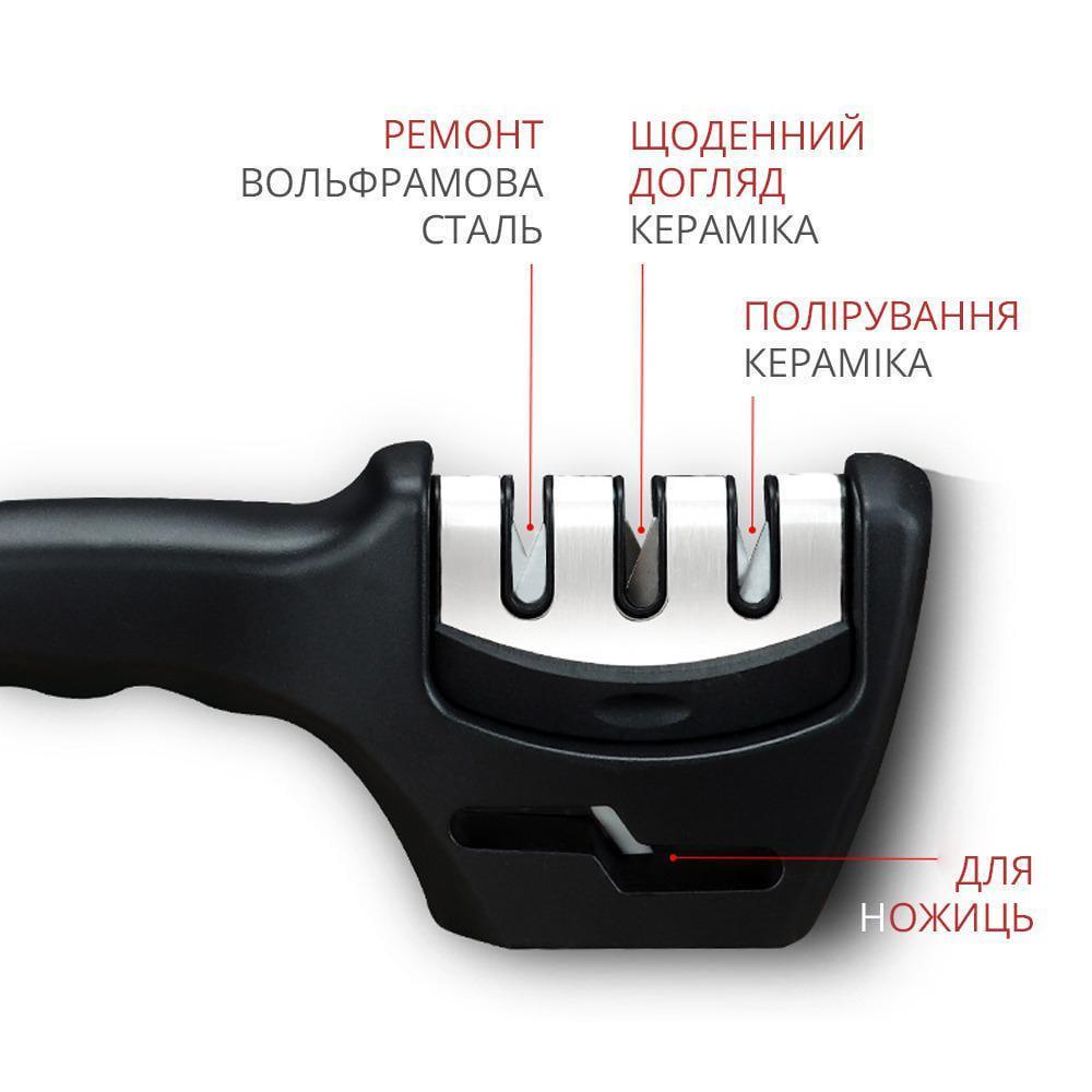 Точилка ручная Knife&Scissors Sharpener для заточки ножей и ножниц (847925-02) - фото 2