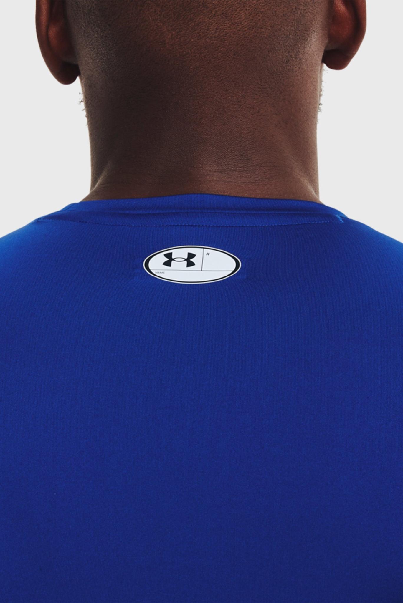 Футболка мужская UA HG Armour Comp SS L Синий (1361518-400 L) - фото 4 Футболка мужская UA HG Armour Comp SS L Синий (1361518-400 L) - фото 4