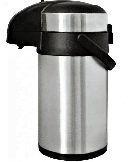 Термос вакуумный железный Stenson 2 л с насосом (323386282)