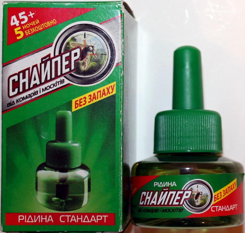 Рідина для фумігатора від комарів Снайпер 45+5 ночей 27 мл Зелений - фото 7 Рідина для фумігатора від комарів Снайпер 45+5 ночей 27 мл Зелений - фото 7
