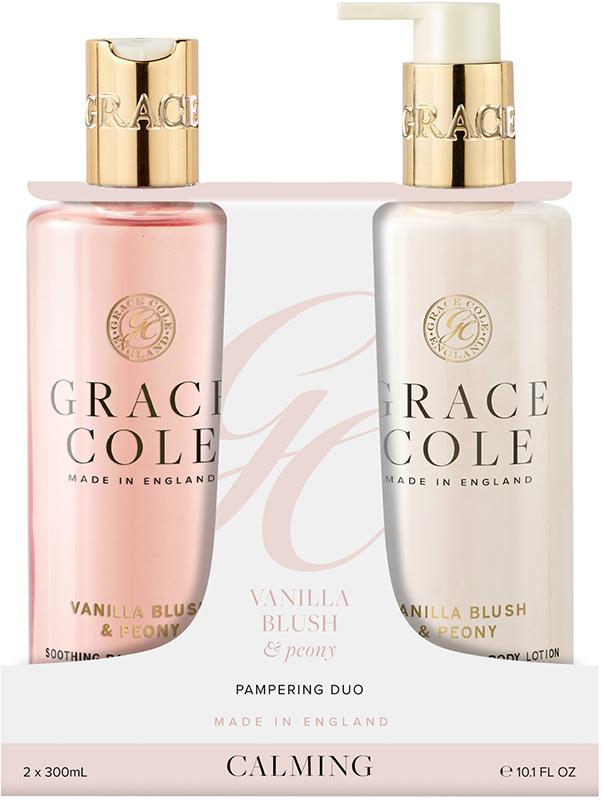 Набор для тела GRACE COLE Vanilla Blush & Peony Duo гель для душа и лосьон 2×300 мл (60473)
