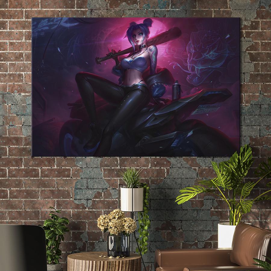 Картина на холсте Аниме-девушка 122x81 см (1454-1)
