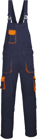 Полукомбинезон S Темно-синий/Оранжевый