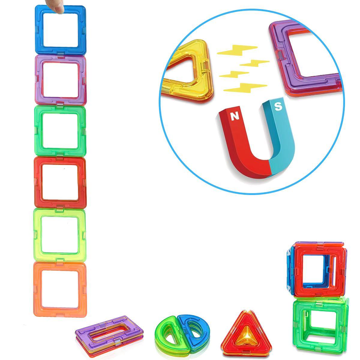 Конструктор магнітний Magnetic деталі 84 елементів (661) - фото 4 Конструктор магнітний Magnetic деталі 84 елементів (661) - фото 4