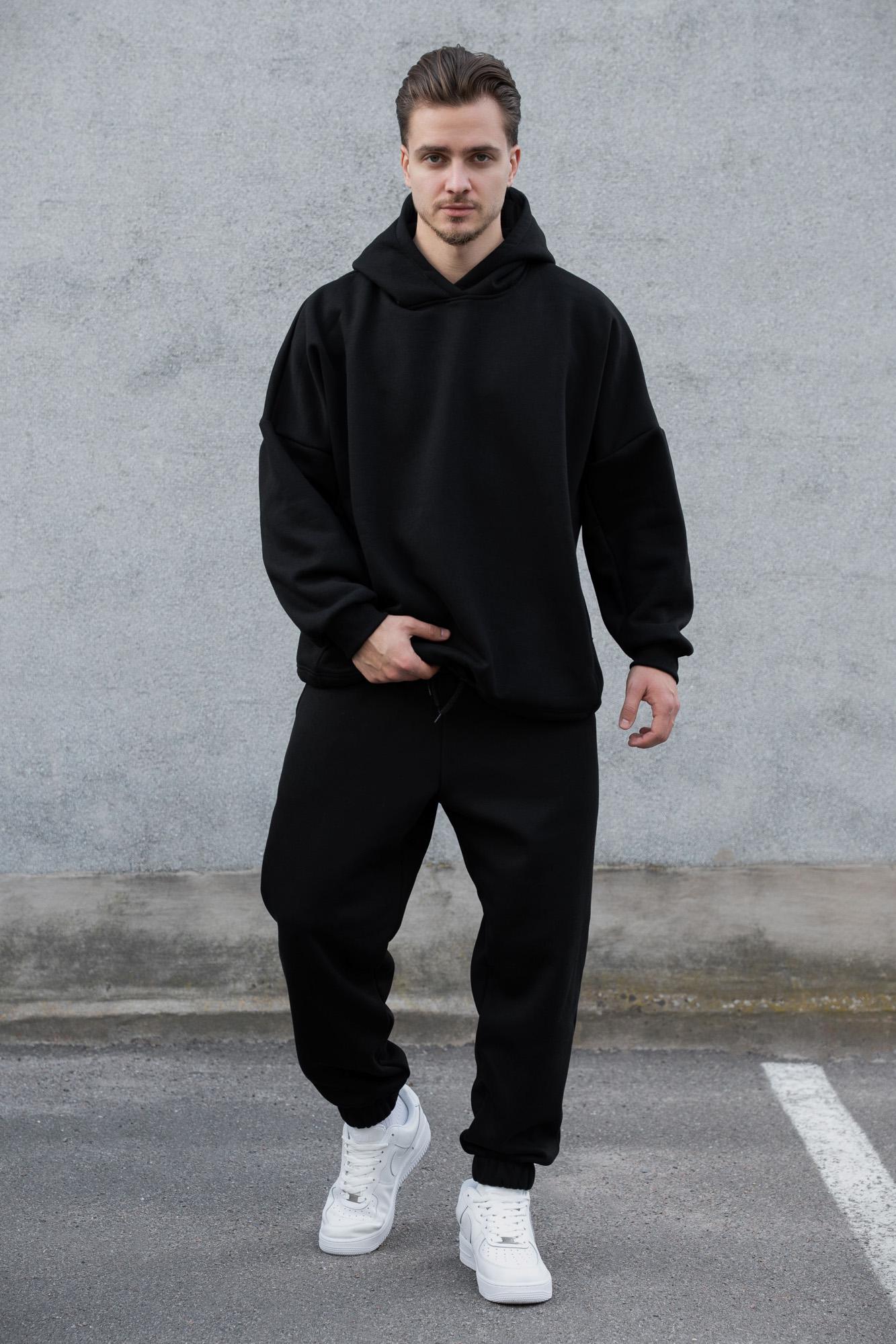 Прогулочный костюм на флисе Without Brand Miror XL Black (XL8055986)