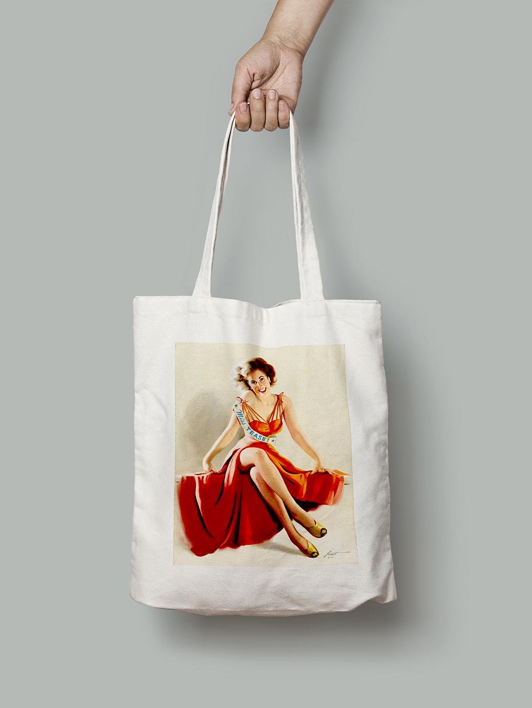 Эко-сумка Мисс подразнить. Дональд Раст шопер (pin_up1740016_Bag)