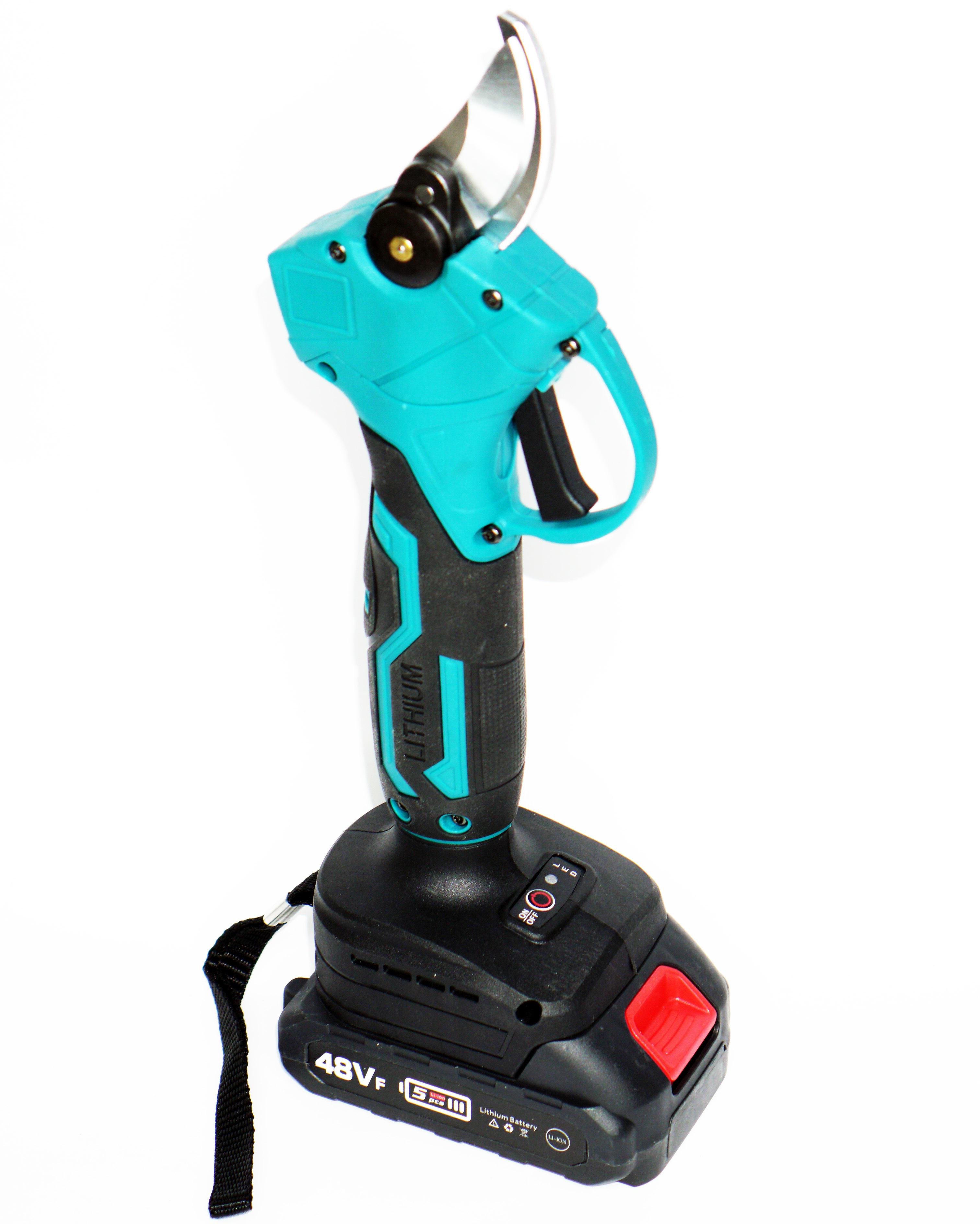 Пилка акумуляторна міні та садовий секатор акумуляторний у пластиковому кейсі - фото 3