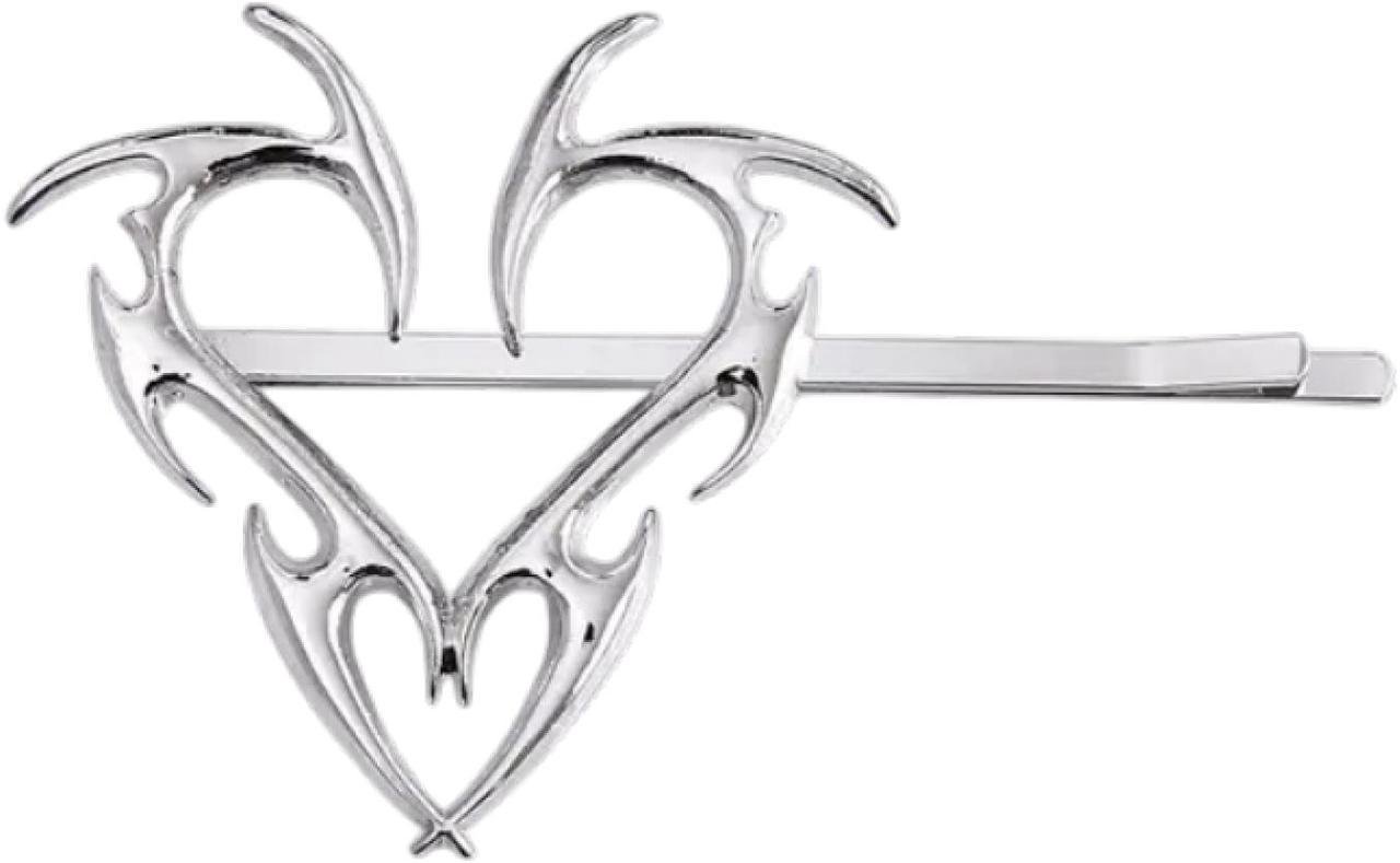 Заколка металеве сердце Y2K (2476286803)