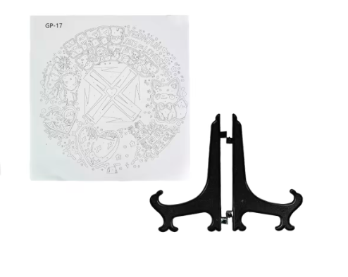 Картина винил по номерам Strateg Премиум GP-7 Полет пчелы над цветами 30х30 см - фото 4 Картина винил по номерам Strateg Премиум GP-7 Полет пчелы над цветами 30х30 см - фото 4