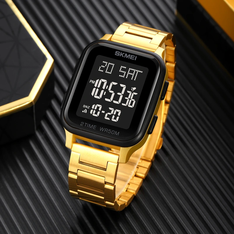 Наручний годинник Skmei 1859GD Gold - фото 4 Наручний годинник Skmei 1859GD Gold - фото 4