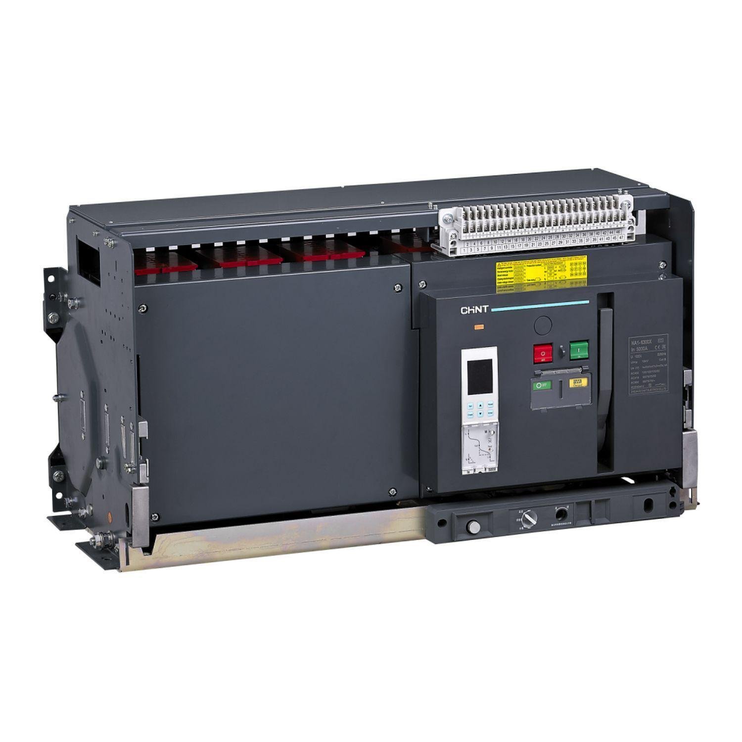Выключатель воздушный автоматический CHINT NA1-6300X-5000M/3PMO-WD 3Р 5000А 120кА выдвижной/мотор-привод (101230)