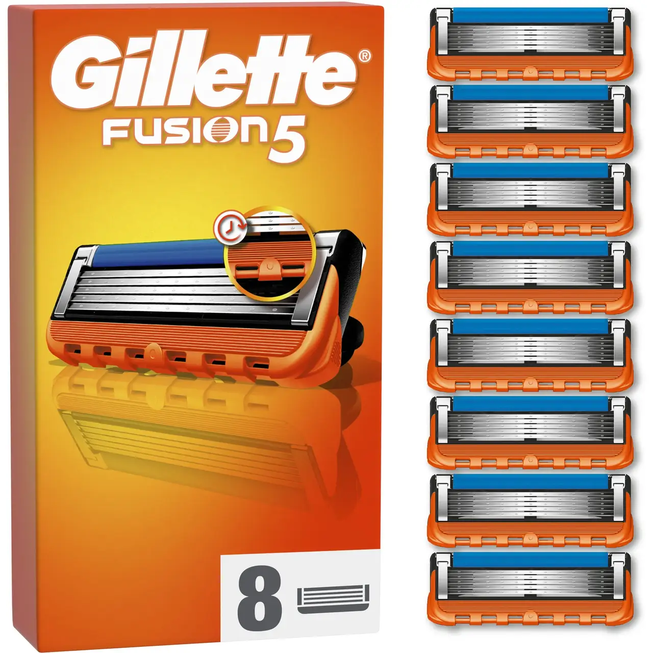 Лезвия для бритья Gillette Fusion5 8 шт. (ubQa2Q)