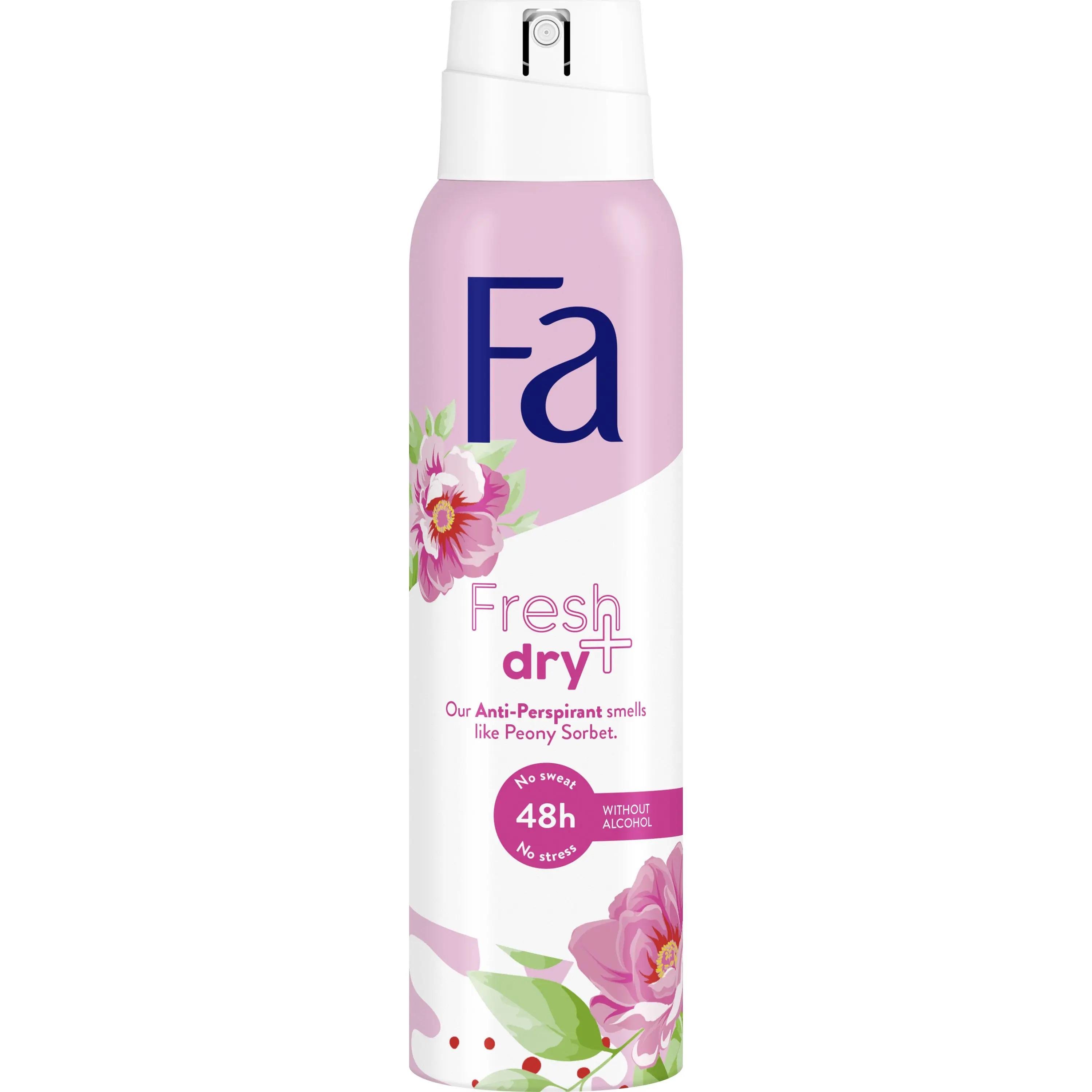 Дезодорант антиперспирант Fa Fresh dry Пион Сорбет 150 мл (126714)