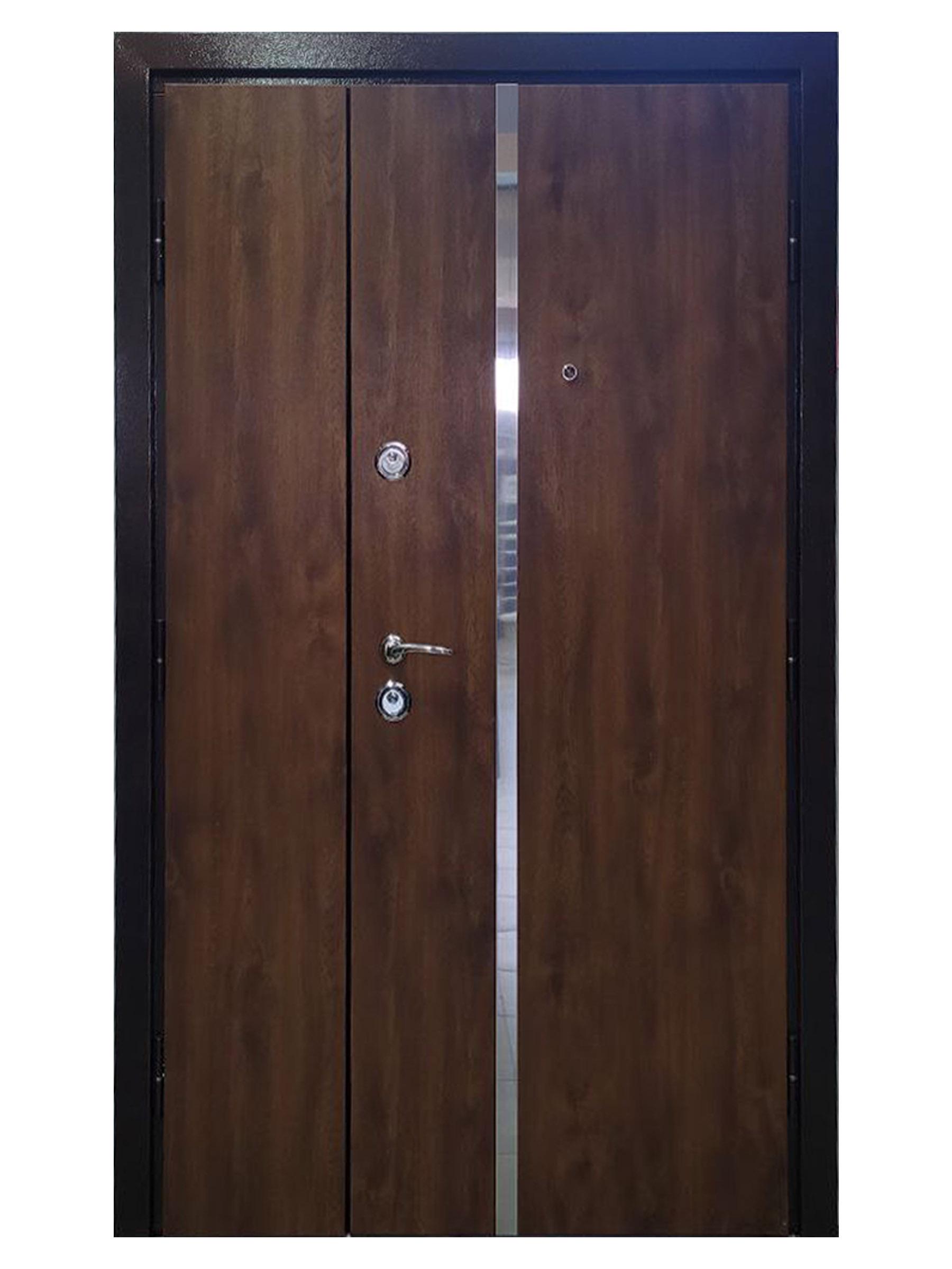 Двері вхідні Максимум NPL15 2040х1200 мм Дуб темний (32500290) - фото 1 Двері вхідні Максимум NPL15 2040х1200 мм Дуб темний (32500290) - фото 1