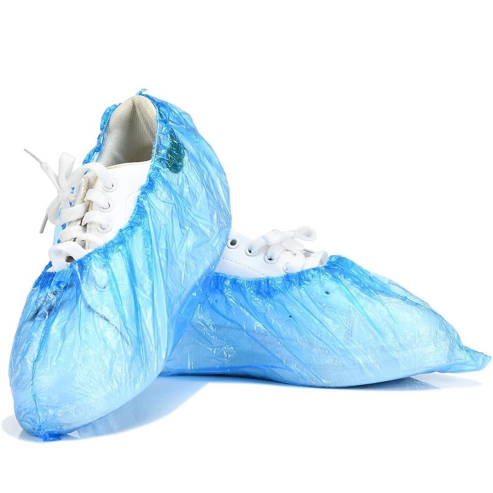 Бахіли одноразові поліетиленові 100 шт. Синій - фото 5 Бахіли одноразові поліетиленові 100 шт. Синій - фото 5