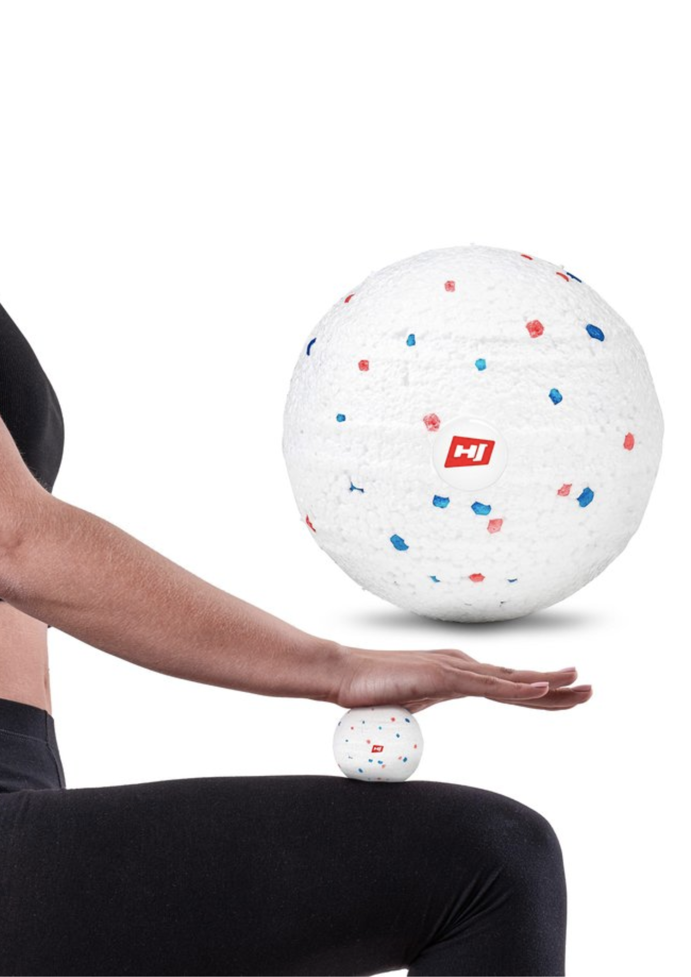 Массажный мяч EPP Hop-Sport HS-P100MB 100 мм Белый (4908) - фото 4 Массажный мяч EPP Hop-Sport HS-P100MB 100 мм Белый (4908) - фото 4