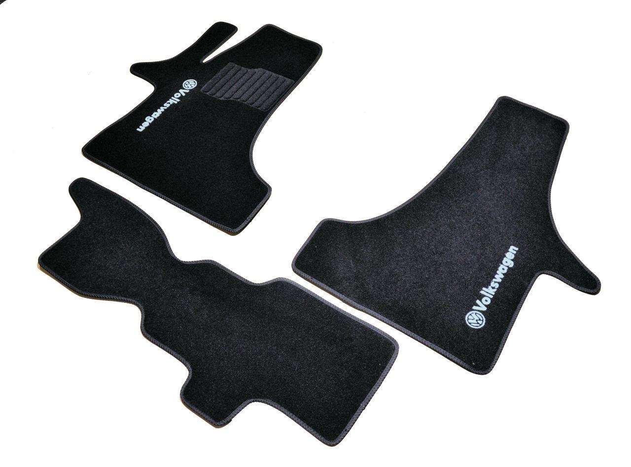 Коврики автомобильные ворсовые AVTO-Gumm для Volkswagen T5 Сaravelle 2004- 1+1 3 шт. Черный (1398313004)