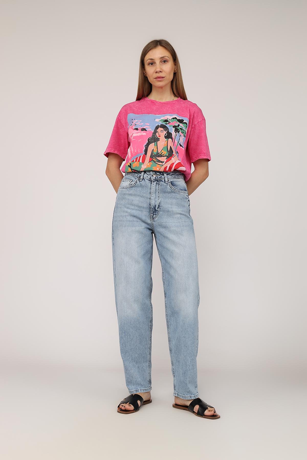 Джинси жіночі Skater ЦБ-00271914 р. 50 Блакитний (SKT001049853) - фото 2 Джинси жіночі Skater ЦБ-00271914 р. 50 Блакитний (SKT001049853) - фото 2