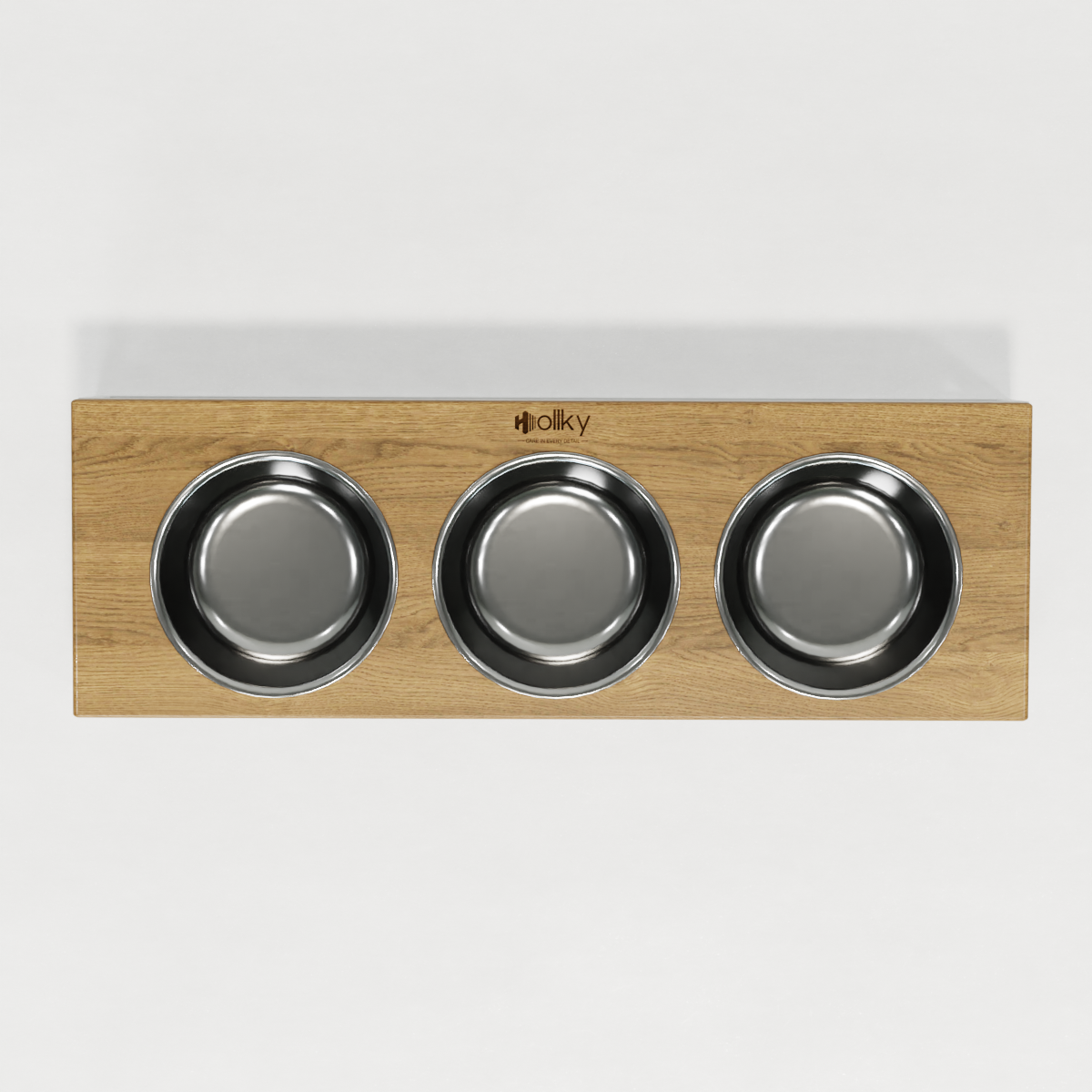 Миски на підставці для котів і маленьких собак Hollky Base Bar 3х0,45 л (Bar-54187-WHNT) - фото 7 Миски на підставці для котів і маленьких собак Hollky Base Bar 3х0,45 л (Bar-54187-WHNT) - фото 7