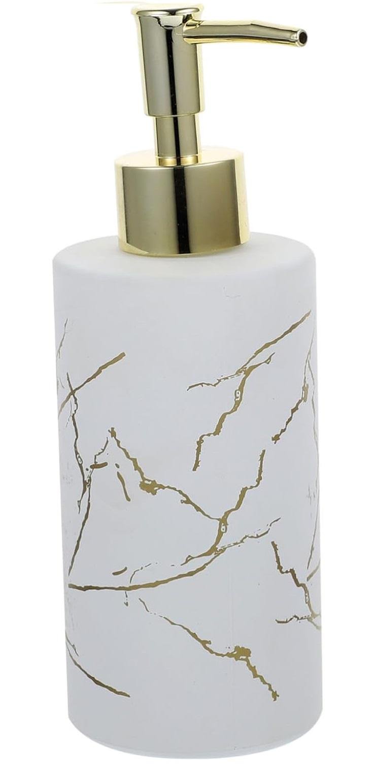 Дозатор для рідкого мила Stenson R89572 350 мл White marble (586029)