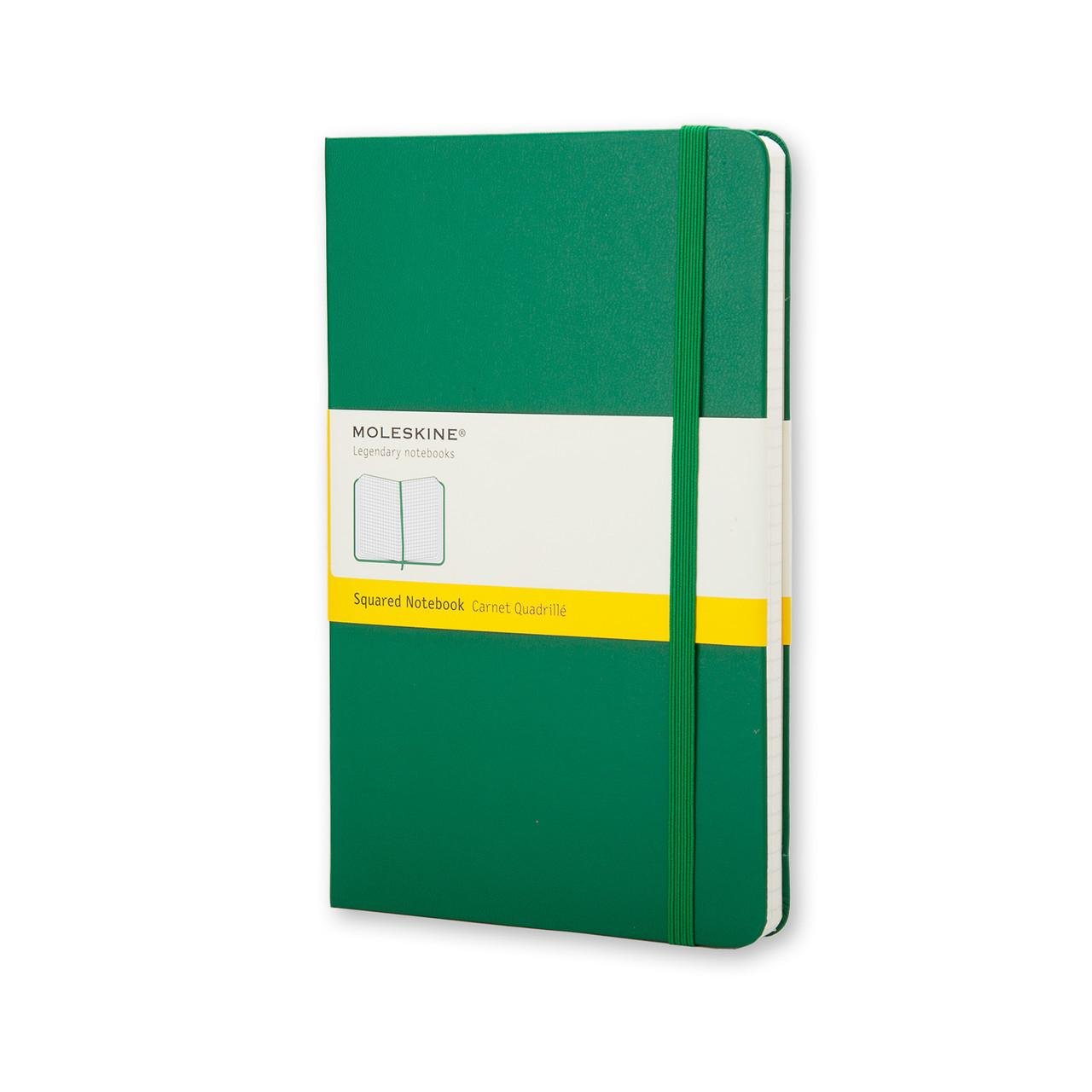 Блокнот Moleskine Classic карманный 9х14 см 192 страницы в клетку Зеленый (9788866136286)