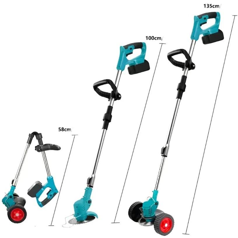 Газонокосарка садова електрична 3 типи насадок/колеса та акумулятори 2 шт. 48V (25738220) - фото 5